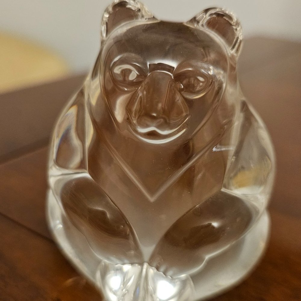 Steuben bear hand cooler